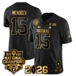 Fernando Mendoza #15 Indiana Hoosiers Vapor Limited Football Jersey - 2025 National Champions - All Stitched