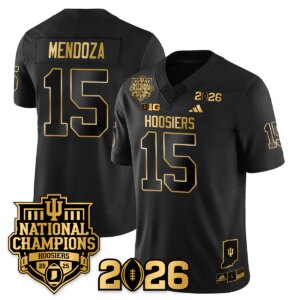 Fernando Mendoza #15 Indiana Hoosiers Vapor Limited Football Jersey - 2025 National Champions - All Stitched
