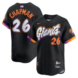 Men's San Francisco Giants Matt Chapman #26 Anthracite City Connect Limited Jersey