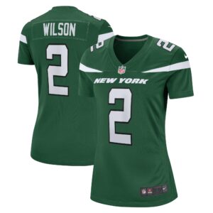 Zach Wilson New York Jets  Women's 2021 Draft First Round Pick Game Jersey - Gotham Green