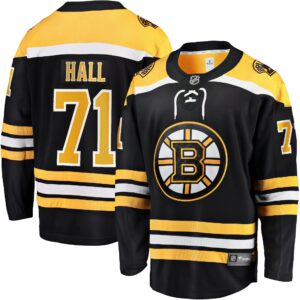Taylor Hall Boston Bruins 2017/18 Home Breakaway Replica Jersey - Black