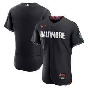 Baltimore Orioles Black City Connect Authentic Jersey