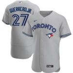 Men's  Toronto Blue Jays #27 Vladimir Guerrero Jr. Gray Road 2020 Player Jersey