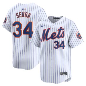 Men's New York Mets Kodai Senga  White Home Limited Player Jersey