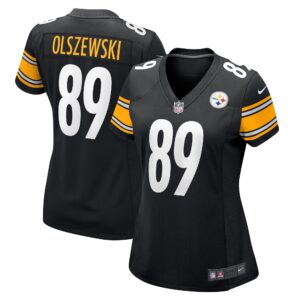 Gunner Olszewski Pittsburgh Steelers  Women's Game Player Jersey - Black