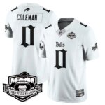 Keon Coleman #0 Buffalo Bills BUF Gothic Vapor Limited Jersey - Farewell Highmark Patch - All Stitched
