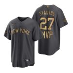 Men's New York Yankees #27 Giancarlo Stanton Black 2022 All-Star MVP Jersey