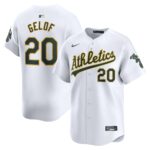 Men's Oakland Athletics Zack Gelof  White Home Limited Player Jersey