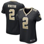 Jameis Winston New Orleans Saints  Women's Game Jersey - Black