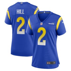 Troy Hill Los Angeles Rams  Women's Game Player Jersey - Royal