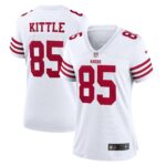 George Kittle San Francisco 49ers  Women's Player Game Jersey - White