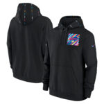 Men's  Black Buffalo Bills 2023 Crucial Catch Club Pullover Hoodie