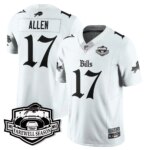 Josh Allen #17 Buffalo Bills BUF Gothic Vapor Limited Jersey - Farewell Highmark Patch - All Stitched
