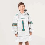 Kid 1 Miami Football Unisex Blanket Hoodie