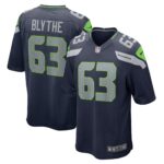 Austin Blythe Seattle Seahawks  Game Jersey - College Navy