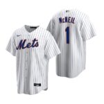 Men's New York Mets #1 Jeff McNeil  White Cool Base Home Jersey