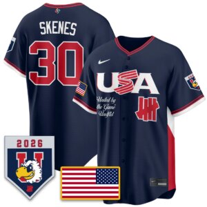 Paul Skenes #30 USA Baseball x Undefeated 2026 World Baseball Classic Limited Jersey - All Stitched