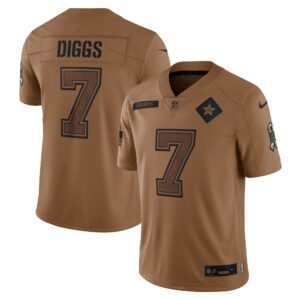 Trevon Diggs Dallas Cowboys  2023 Salute To Service Limited Jersey - Brown