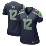 12s Seattle Seahawks  Women's Game Jersey - College Navy