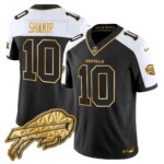 Khalil Shakir #10 Buffalo Bills BUF 2025 "Rivalries" Gold Vapor Limited Jersey - All Stitched