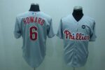 Philadelphia Phillies #6 Ryan Howard Stitched Grey Jersey