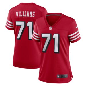 Trent Williams San Francisco 49ers  Women's Alternate Game Jersey - Scarlet