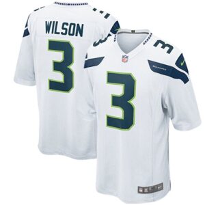 Russell Wilson Seattle Seahawks  Youth Game Jersey - White