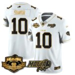 Khalil Shakir #10 Buffalo Bills BUF 2025 Bills Mafia Patch Gold Vapor Limited Jersey - All Stitched