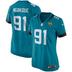 Yannick Ngakoue Jacksonville Jaguars  Women's Game Jersey - Teal