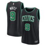 Derrick White Boston Celtics  Fast Break Replica Player Jersey - Statement Edition - Black