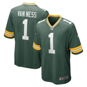Lukas Van Ness Green Bay Packers  2023 Draft First Round Pick Game Jersey - Green