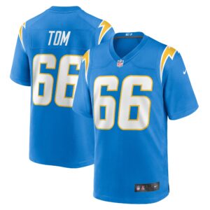 Cameron Tom Los Angeles Chargers  Game Jersey -  Powder Blue