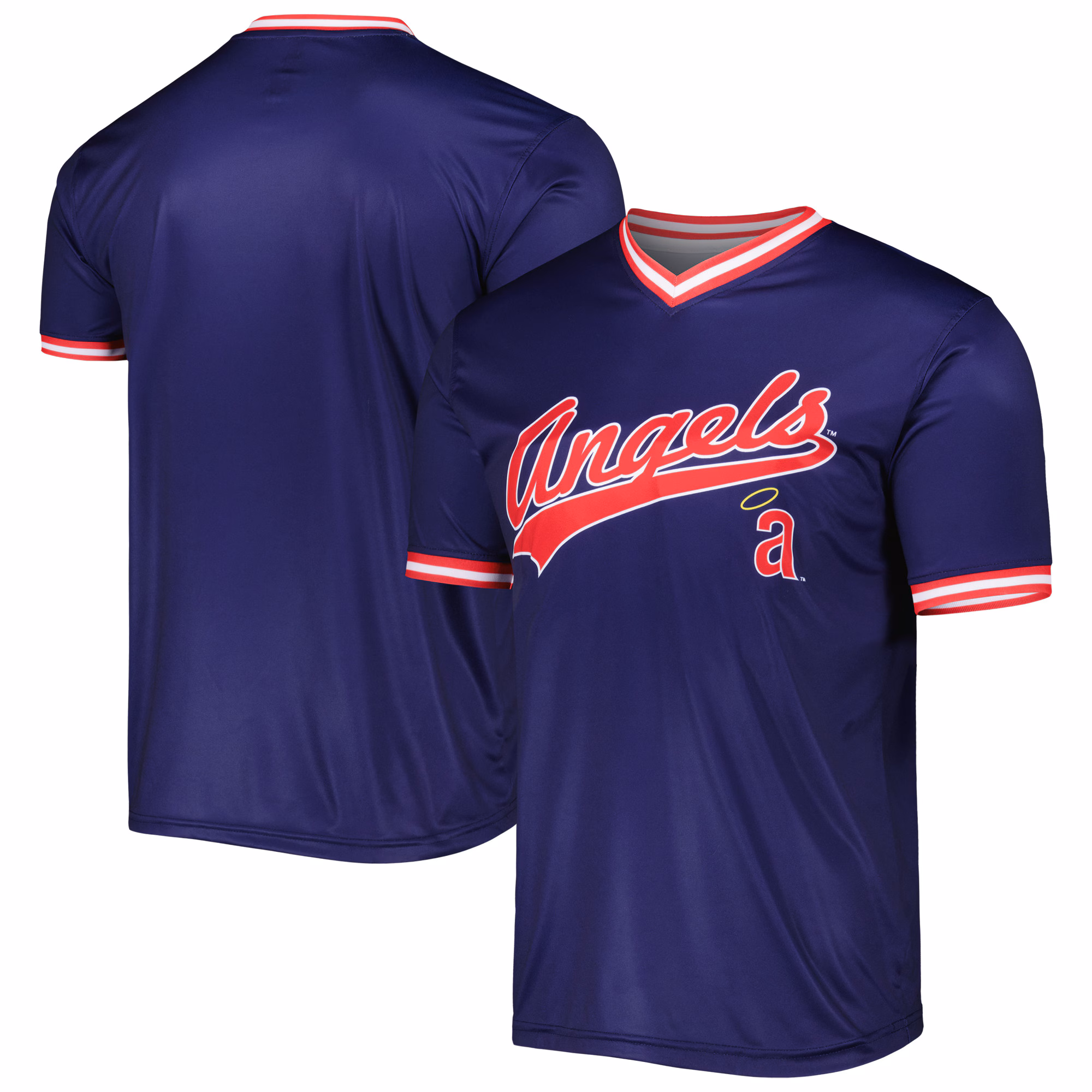California Angels Stitches Navy Cooperstown Collection Team Jersey