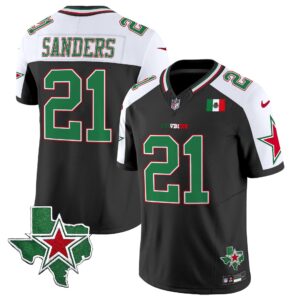 Deion Sanders # 21 2025 Dallas Cowboys Mexico Vapor Limited Jersey - All Stitched
