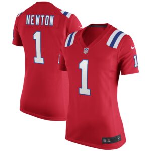 Cam Newton New England Patriots Women's Alternate Game Jersey - Red