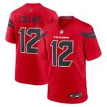 Nico Collins #12 Houston Texans  Alternate Game Jersey - Red