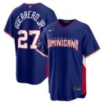 Vladimir Guerrero Jr. #27 Dominican Republic Baseball 2026 World Baseball Classic Road Stadium Jersey - Royal
