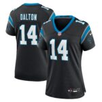 Andy Dalton Carolina Panthers  Women's Team Game Jersey - Black