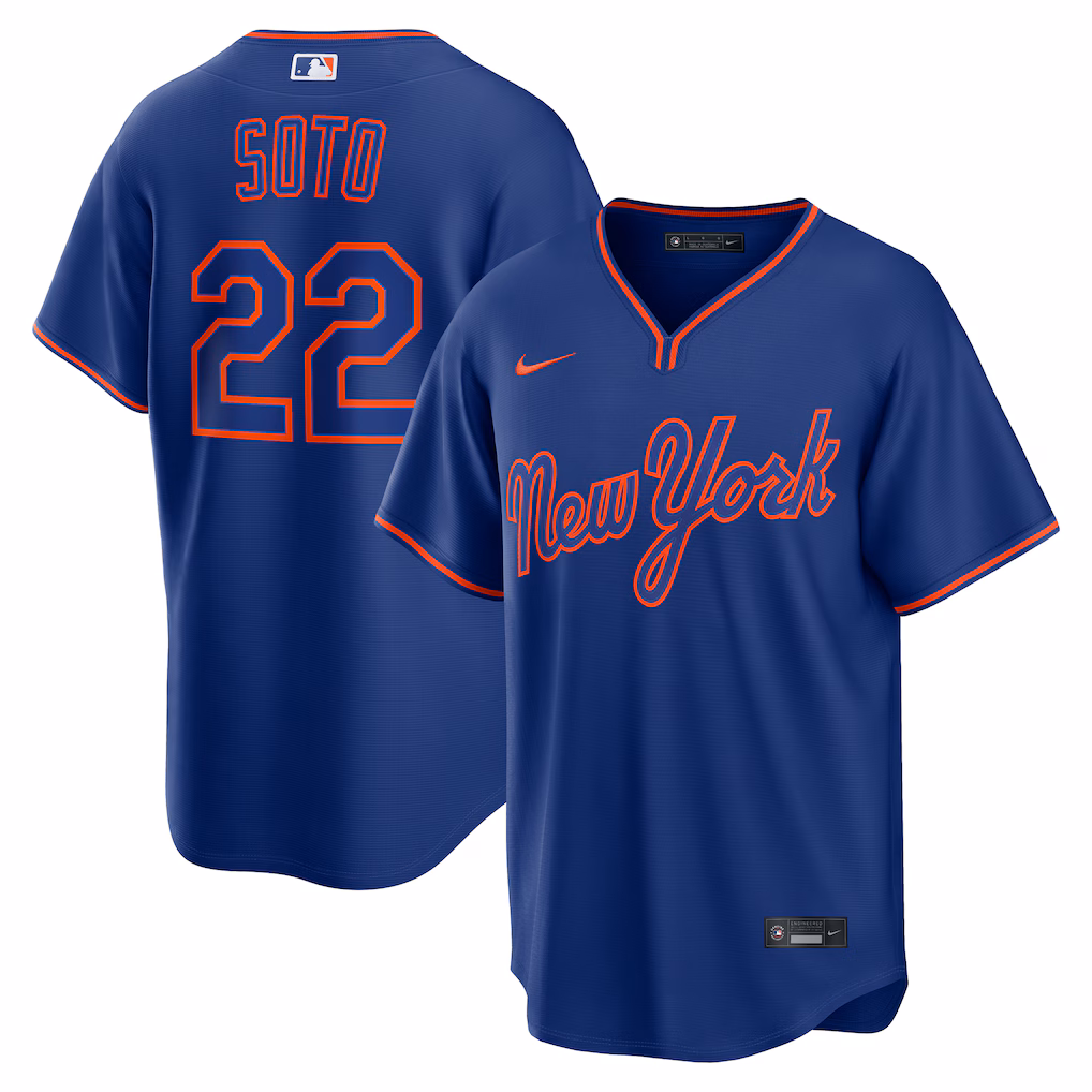 Juan Soto #22 New York Mets Royal Alternate Replica Jersey