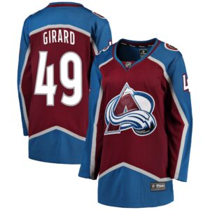 Samuel Girard Colorado Avalanche Women's Breakaway Player Jersey - Burgundy