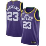 Unisex Utah Jazz Lauri Markkanen  Purple 2023/24 Swingman Replica Jersey - Classic Edition