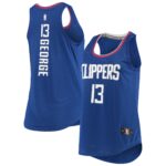 Paul George LA Clippers  Women's Fast Break Player Movement Jersey Tank Top - Royal
