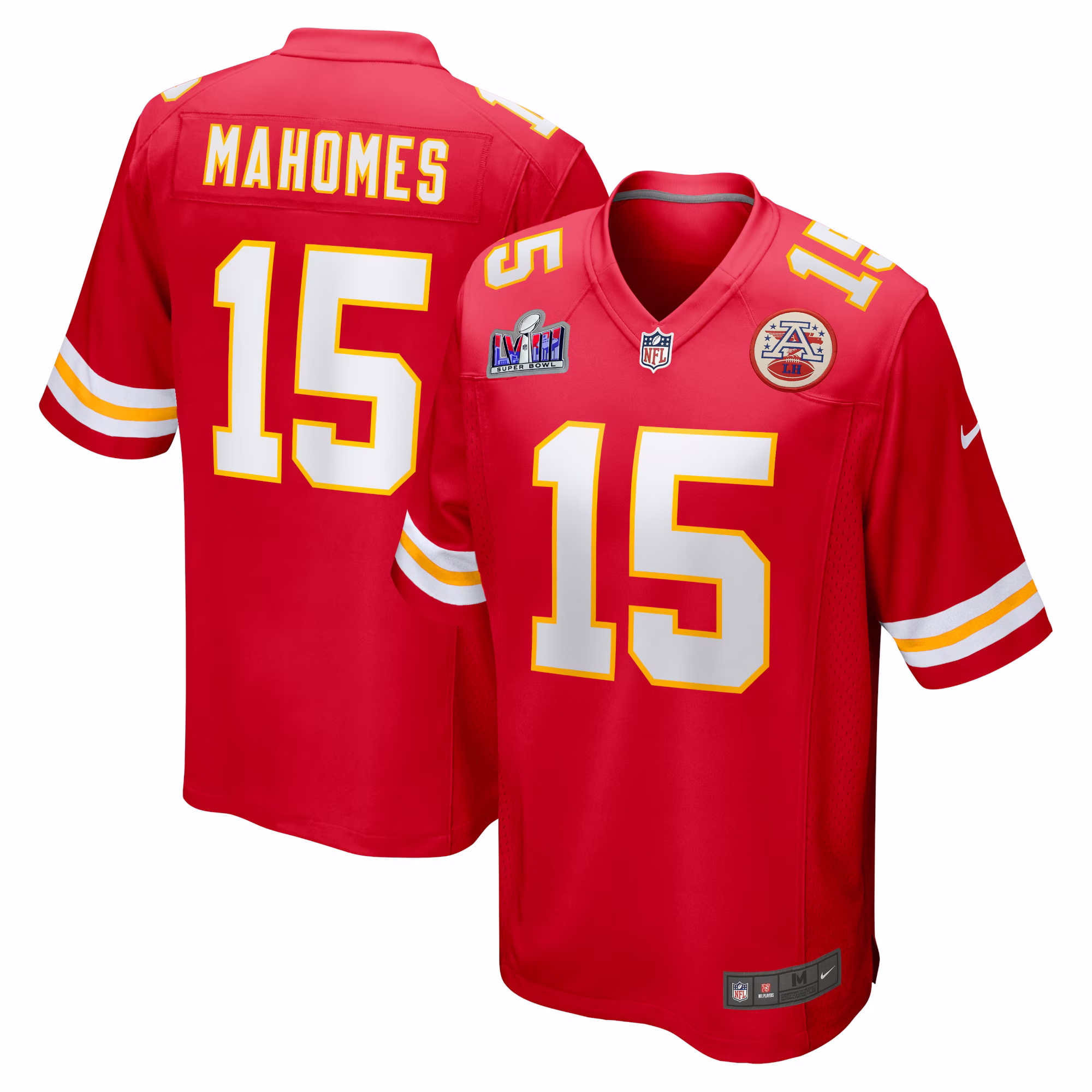 Patrick Mahomes Kansas City Chiefs  2023 Super Bowl LVIII Game Jersey - Red