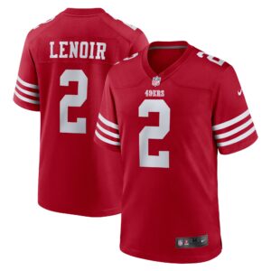 Deommodore Lenoir San Francisco 49ers  Game Jersey -  Scarlet