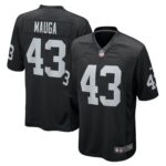 Kanai Mauga Las Vegas Raiders Team Game Jersey -  Black