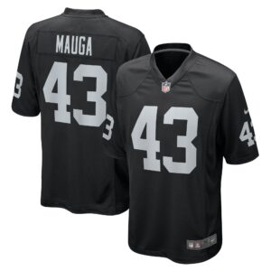 Kanai Mauga Las Vegas Raiders Team Game Jersey -  Black