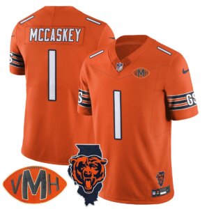 McCaskey #1 Chicago Bears CHI Honor Virginia Halas McCaskey Jersey - All Stitched