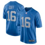 Jared Goff Detroit Lions  Game Player Jersey - Blue