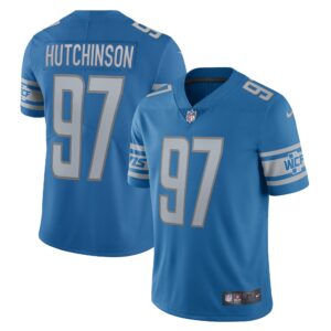 Aidan Hutchinson Detroit Lions  Team Vapor Limited Jersey - Blue