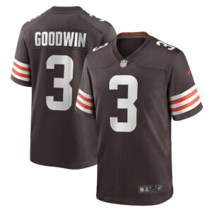 Marquise Goodwin Cleveland Browns Team Game Jersey -  Brown